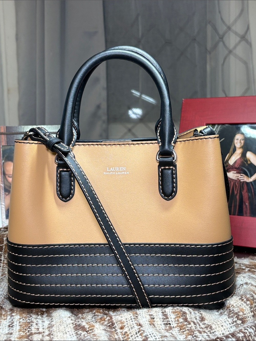 LAUREN Ralph Lauren Leather Small Marcy Satchel 8x10x4.5 SoldOut NWOT Style 6264 - Picture 16 of 16